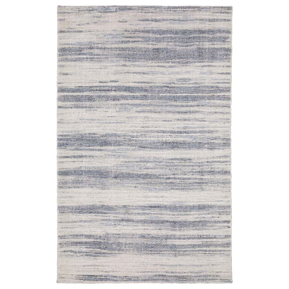 Oriental Weavers Clarke Ivory and Blue 6" x 9"Area Rug, , large