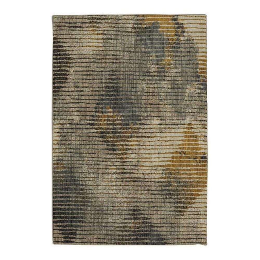 Mohawk Muse Wireframe 91013 8" x 11" Mustard Area Rug, , large