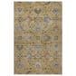 Dalyn Rug Company Silk Road Saffron, Gold, Copper, Gray, Olive and Fern 6"6" x 9"6" Area Rug, , large