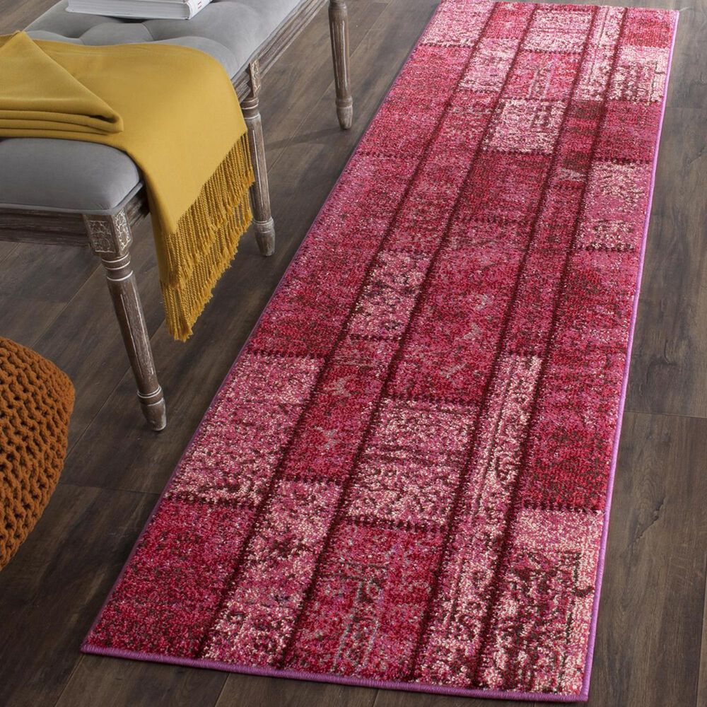 Safavieh Monaco MNC216D-28 2"2" x 8" Pink/Multi Runner, , large