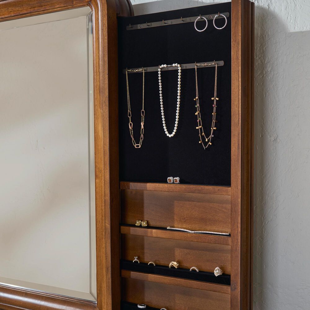 Universal Furniture New Lou 12-Drawer Dresser and Mirror in Cognac, , large