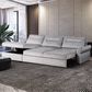 Global Furniture USA Sofa Sleeper with Left-Facing Chaise in Grey, , large