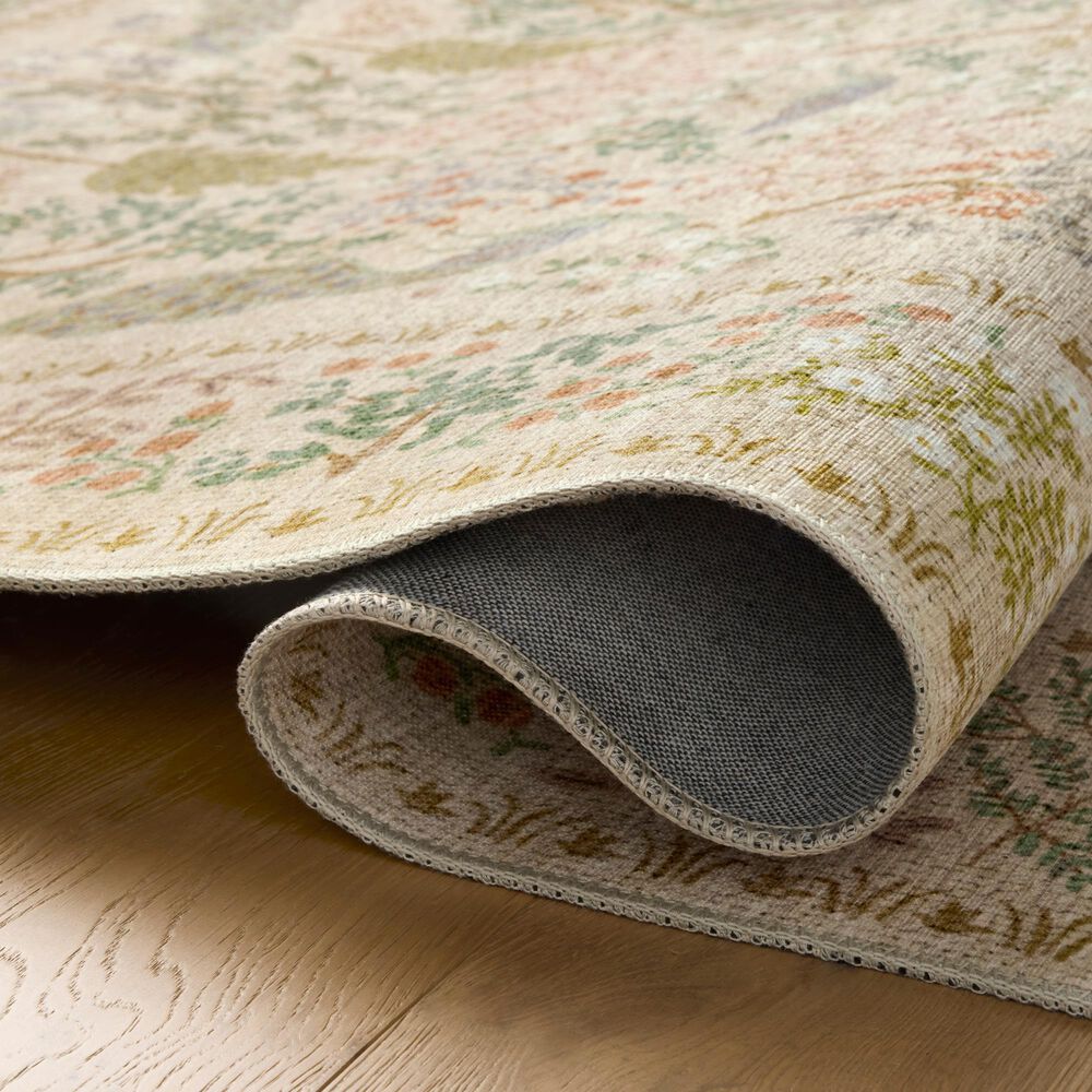 Loloi Canopy Peacock Forest Cream 3&#39;9&quot; x 5&#39;9&quot; Area Rug, , large