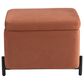 Lifestyle Solutions Kona Small Storage Ottoman in Rust, , large