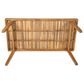 Hearth and Haven Outdoor Rectangular Dining Table in Natural - Table Only, , large