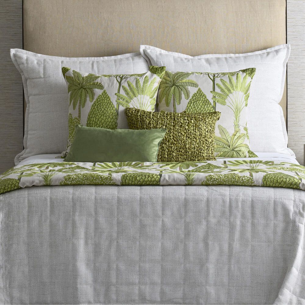 Ann Gish Macau Queen Quilted Coverlet in Natural, , large