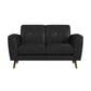 Mayberry Hill Sonata Stationary Loveseat in Ling Dian Black, , large