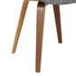 Lumisource Fabrico Side Chair with Grey Noise Upholstered in Walnut (Set of 2), , large
