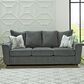 Ashley Stairatt Stationary Sofa in Gravel, , large