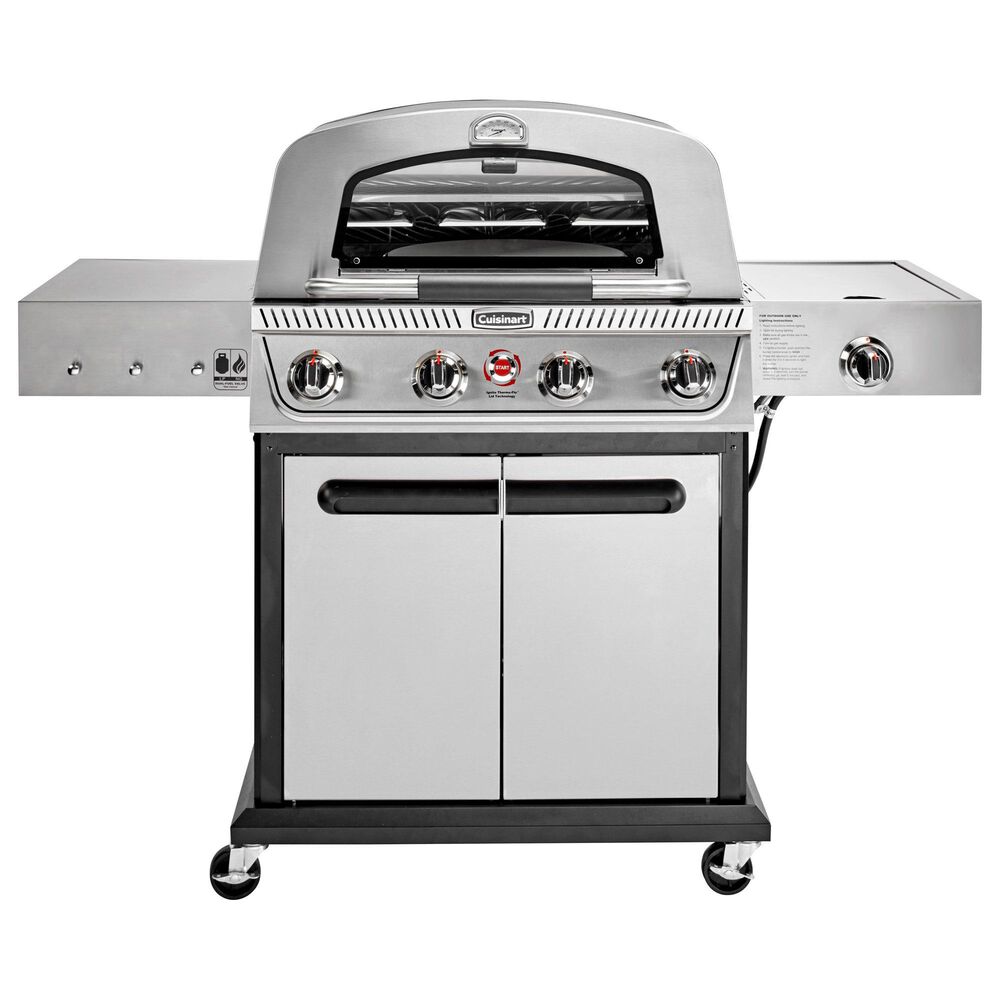 Cuisinart Propel 4-Burner 3-in-1 Gas Grill in Black and Stainless Steel, , large