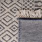 Safavieh Natura NAT852N 4" x 6" Ivory and Navy Area Rug, , large