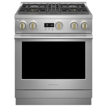 Monogram 30" Dual-Fuel Professional Range with 4 Burners in Stainless Steel, , large