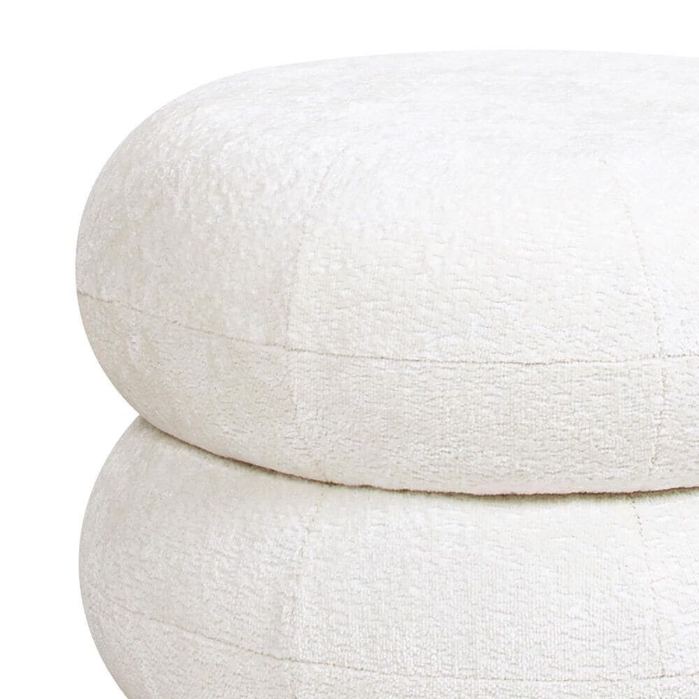 Jennifer Taylor Home Nest Pouf in Almond White, , large