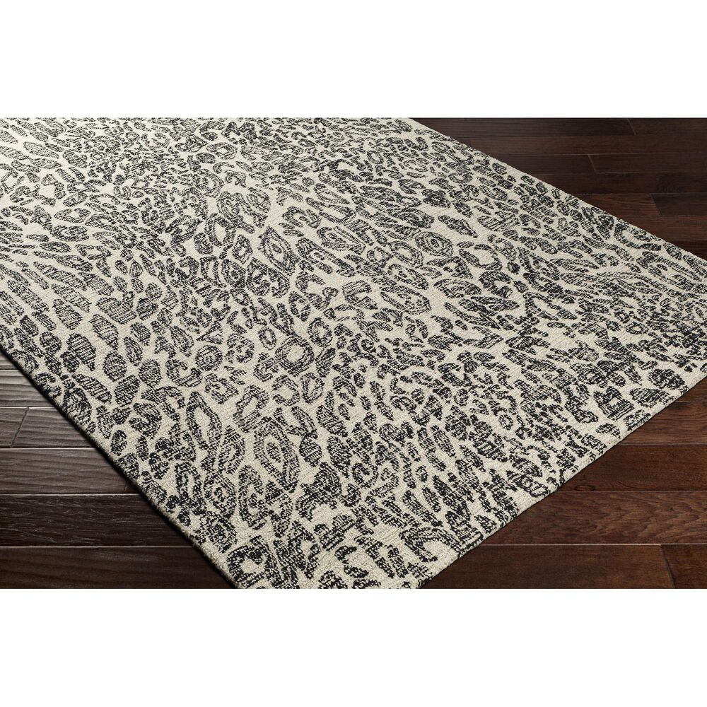 Surya Maroc MAR-2323 9&#39; x 12&#39; Black and Beige Area Rug, , large
