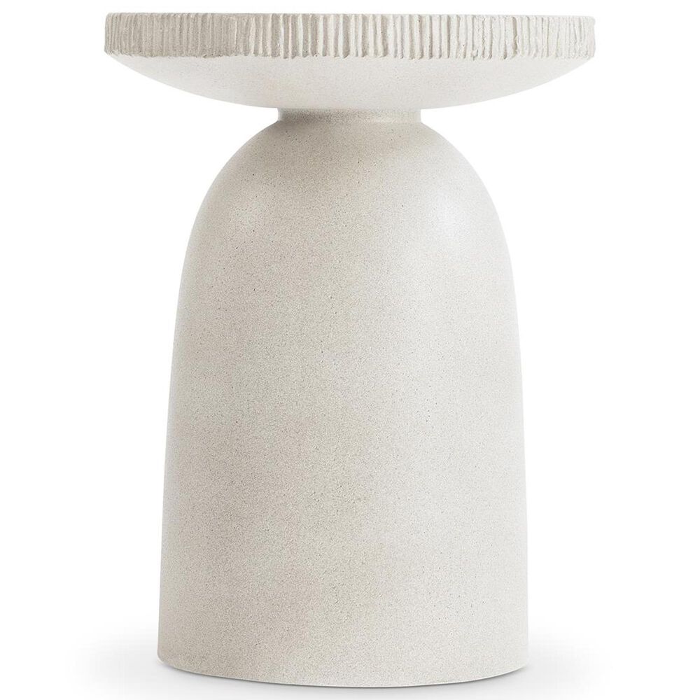 Bernhardt Antibes 24&quot; Round End Table in Pumice, , large
