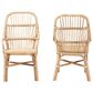 Baxton Studio Sumatera Arm Chair in Natural Brown (Set of 2), , large