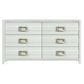 Mayberry Hill Tobias 6-Drawer Dresser Only in White, , large