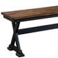 A-America Stone Creek Dining Bench in Chicory and Slate Black, , large