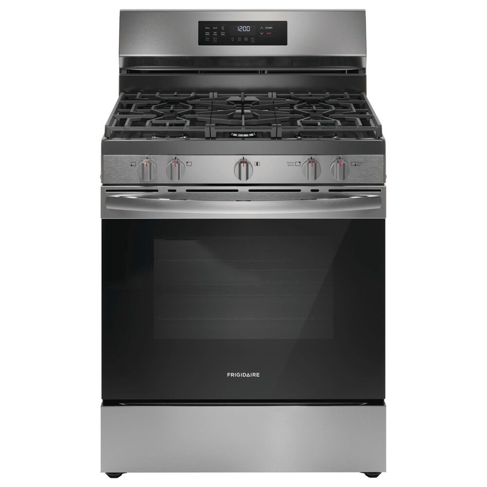 Frigidaire 2-Piece Kitchen Package with 30&quot; Gas Range and 1.8 Cu. Ft. Over-The-Range Microwave in Stainless Steel, , large