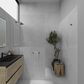 Soho Studio Leno Ribbon Ice Light Gray 24" x 48" Matte Porcelain Tile, , large