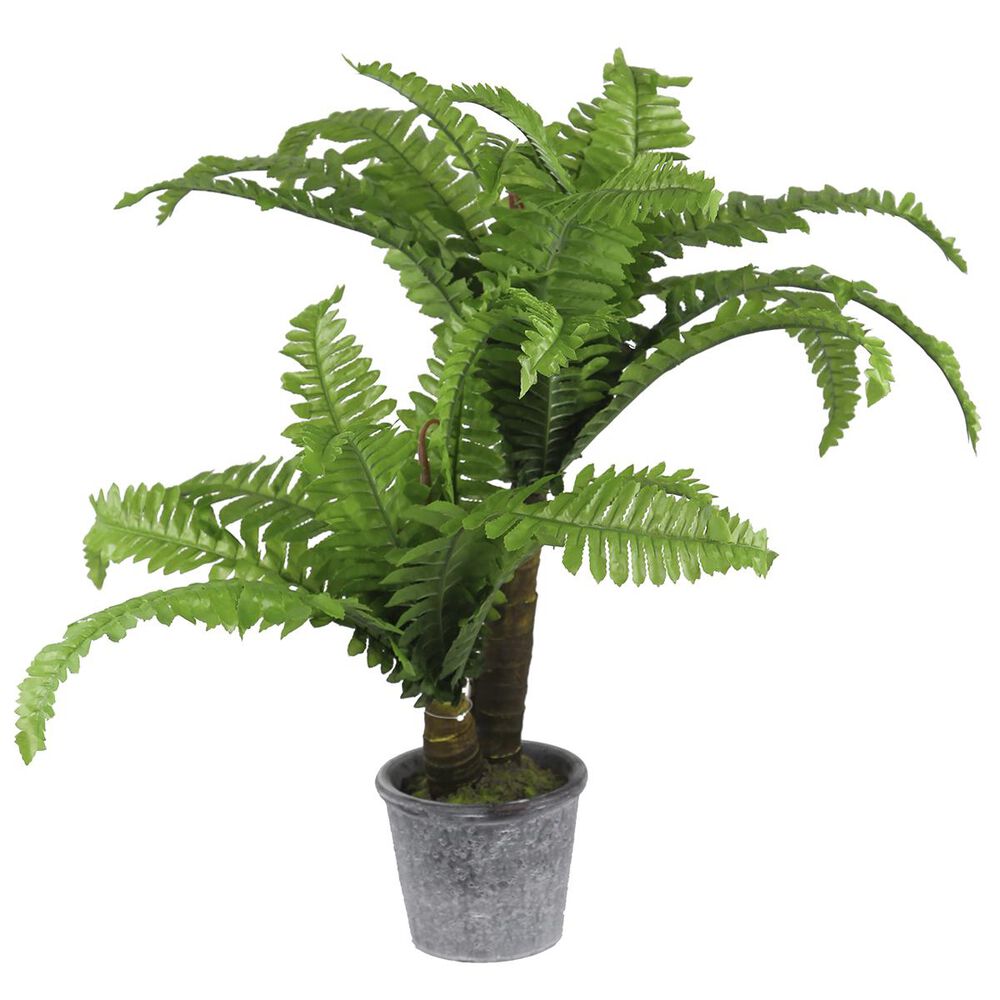 National Tree 22" Persian Grass in Cement Pot, , large