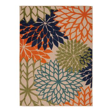 Nourison Aloha ALH05 5"3" x 7"5" Multicolor Area Rug, , large