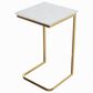 Timberlake C-Table in Gold and White, , large