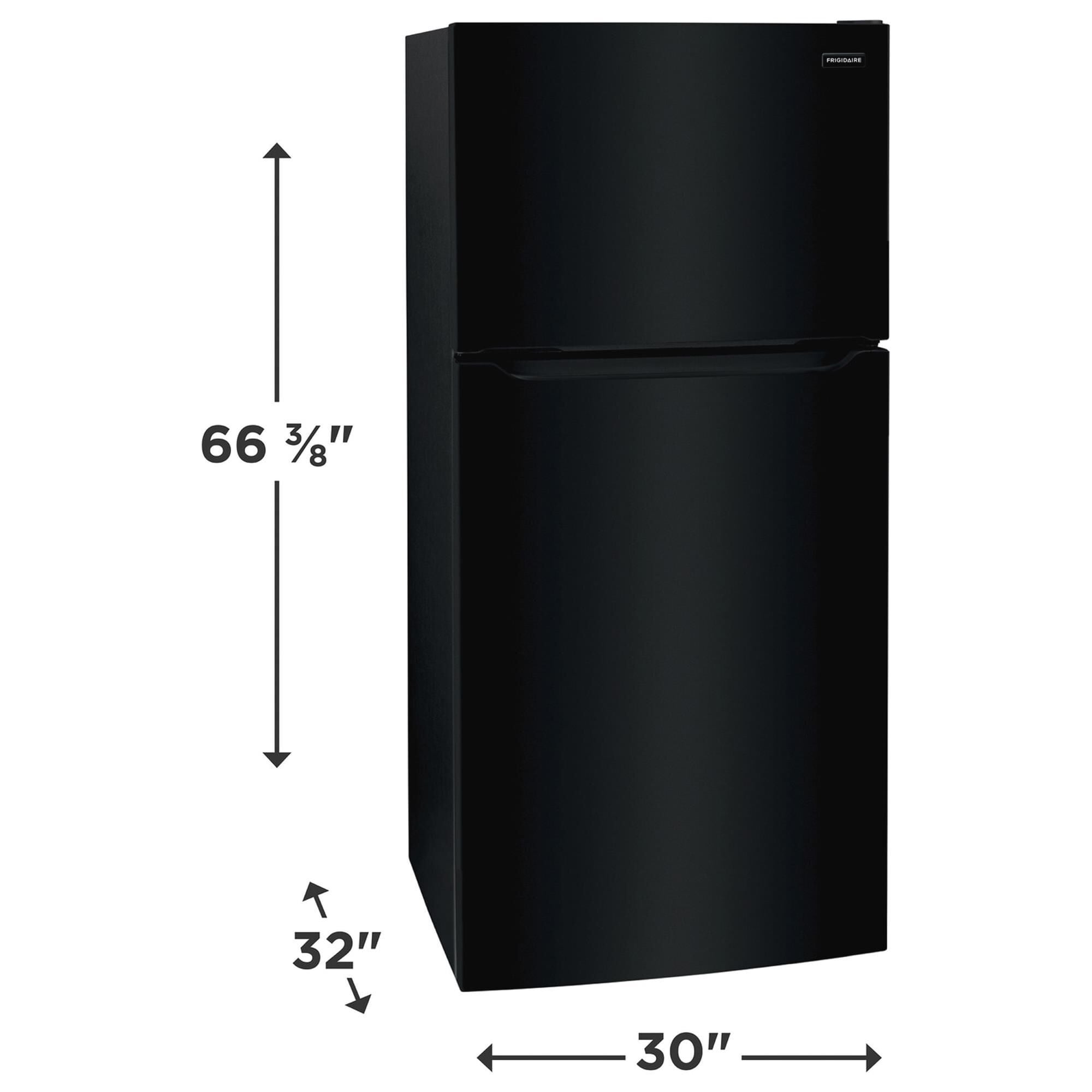 Frigidaire 20 Cu. Ft. Garage Ready Top Freezer Refrigerator in Black