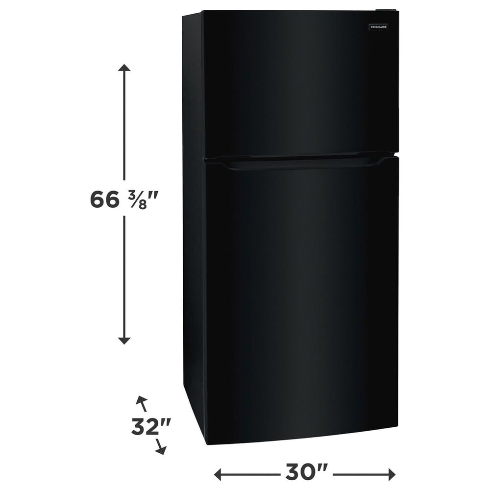 Frigidaire 20 Cu. Ft. Garage Ready Top Freezer Refrigerator in Black, , large