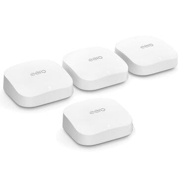 eero 1-Pack Pro 6E Mesh Wi-Fi 6E Router with Pro 6E Mesh Wi-Fi 6E System and 2 Extenders in White, , large