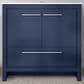 Lexora Home Lafarre 36" Single Bathroom Vanity in Navy Blue with 2 cm White Quartz Top and Rectangular Sink, , large