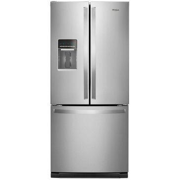 Whirlpool 30" Wide French Door Refrigerator in Fingerprint Resistant Stainless Steel, , large