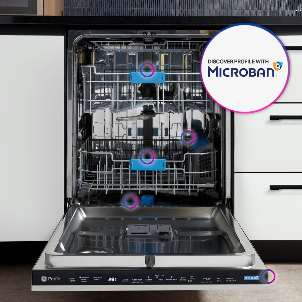 GE Profile 24" Top Control Dishwasher in Panel Ready, , large
