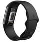 Fitbit Charge 6 Fitness Tracker Watch 36mm Black Aluminum Case with Obsidian Band, , large