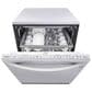 LG 24" Built-In Bar Handle Dishwasher with 3rd Rack in Stainless Steel, , large