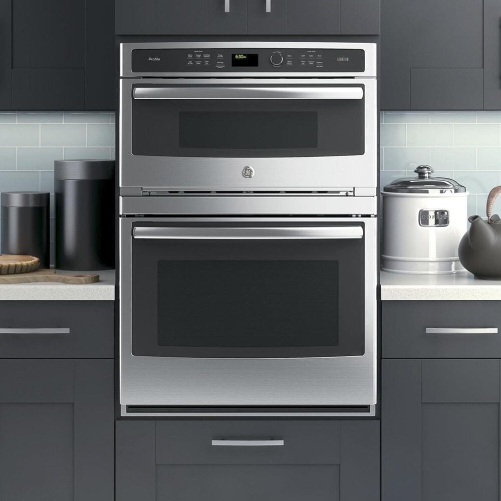 GE Profile 30&quot; Combination Double Wall Oven with Convection and Advantium Technology, , large