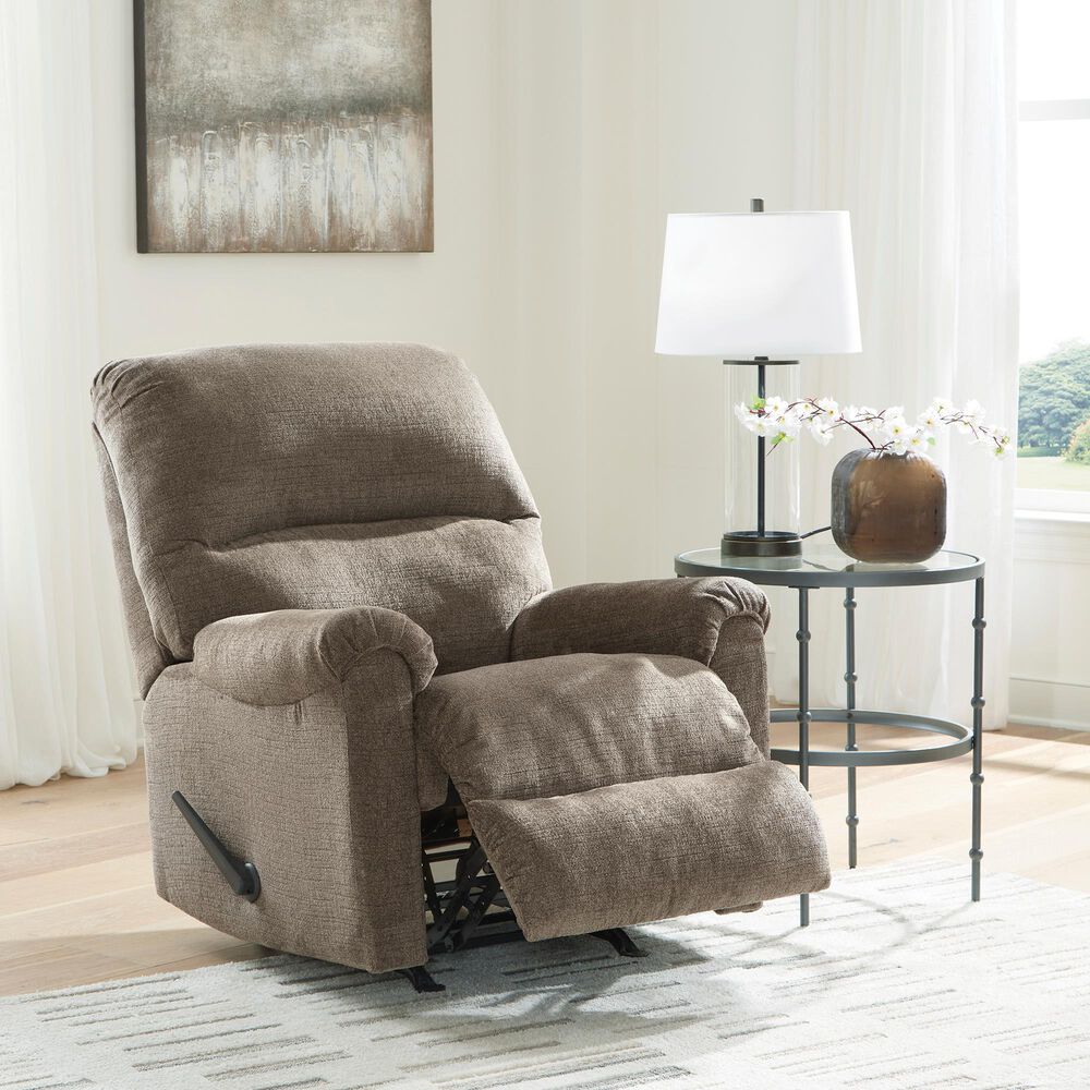 Ashley Stonemeade Manual Recliner in Nutmeg, , large