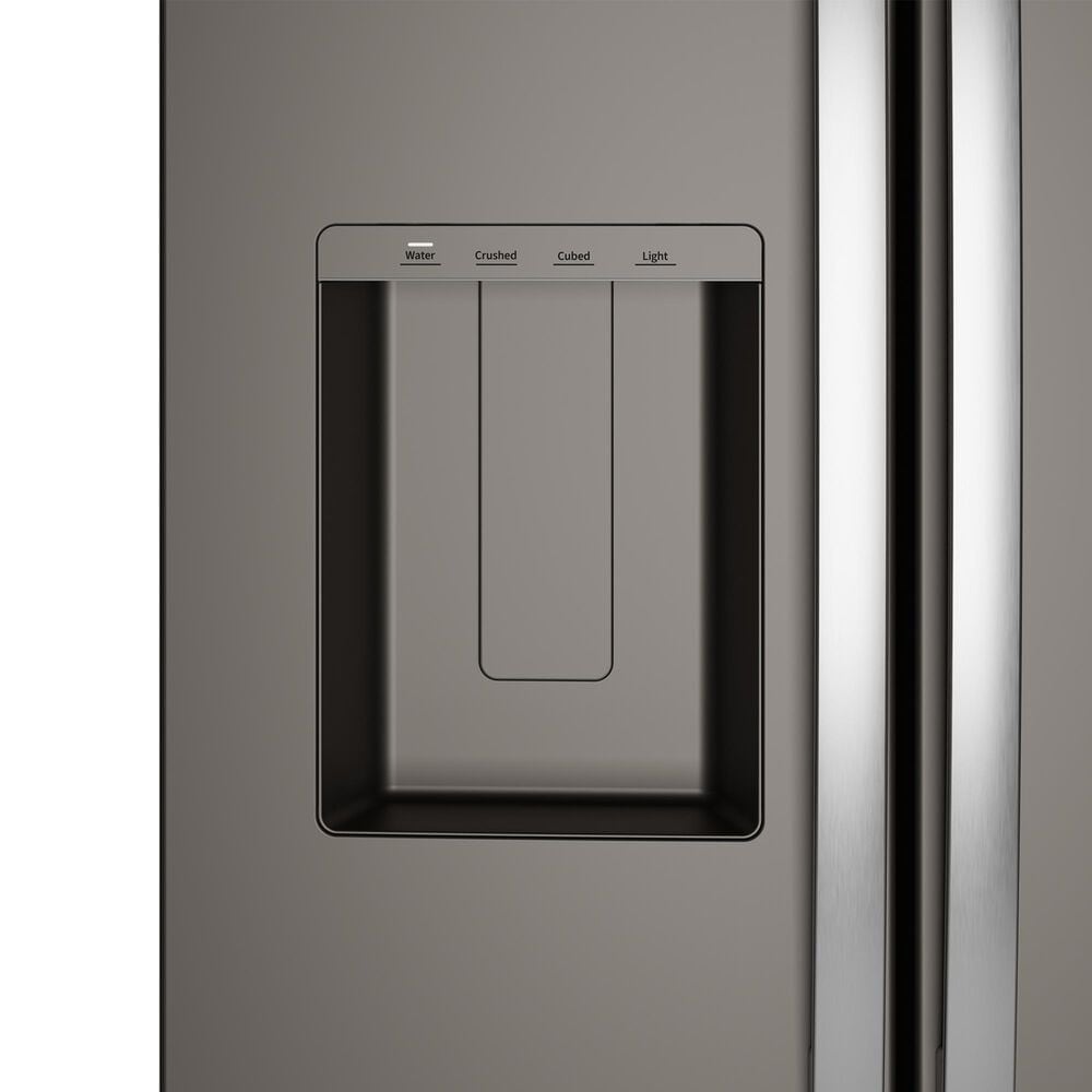 GE Appliances 28 Cu. Ft. Side-By-Side Refrigerator with Extra Tall Dispenser and In-Door Icemaker in Fingerprint Resistant Slate, , large