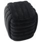 Sagebrook Home Machar 19" Knot Stool in Black, , large