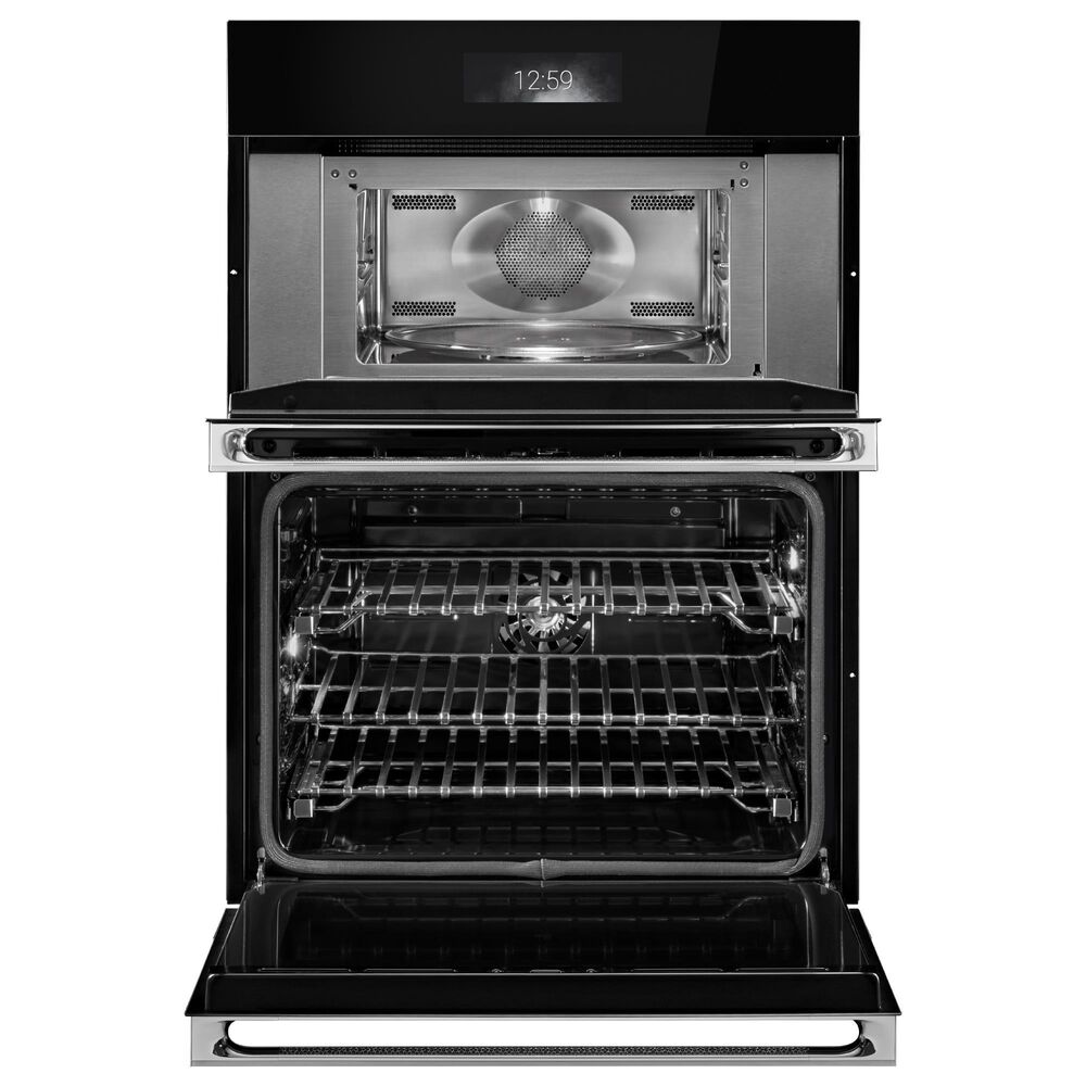 JennAir Noir 30" Smart Microwave Wall Oven Combination with MultiMode in Stainless Steel, , large