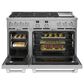 Cafe 8.25 Cu. Ft. Freestanding Dual Fuel Range with Double Oven in Stainless Steel and Brushed Stainless, , large