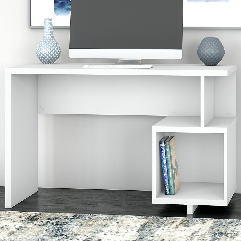Bush Madison Avenue 48" Desk in Pure White, , large