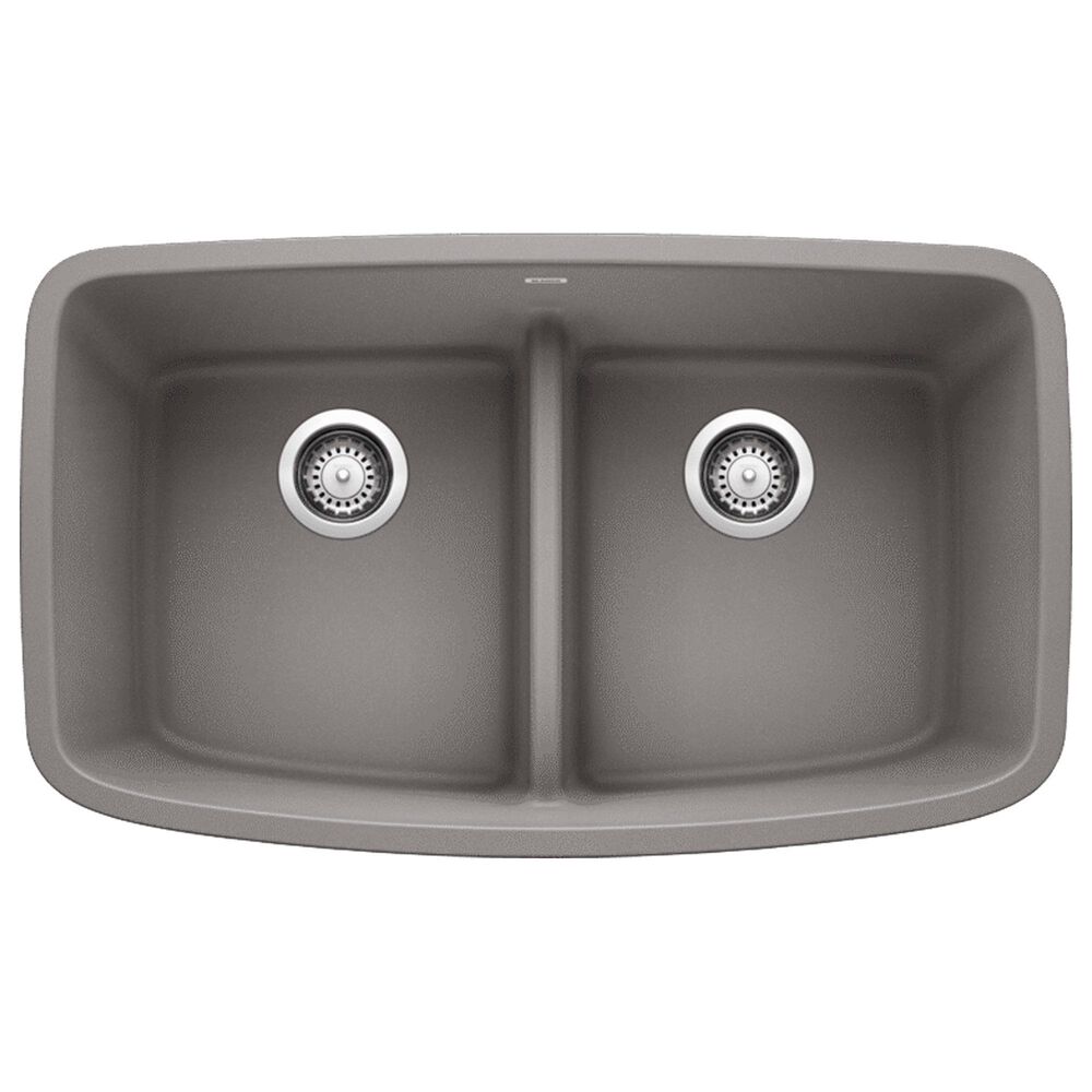 Blanco Valea Equal Double Low Divide Sink in Metallic Grey, , large