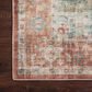 Loloi II Heidi  6" x 9" Terracotta and Aqua Area Rug, , large