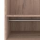 Bestar Pur Closet Organizer with 3-Drawer in Rustic Brown, , large