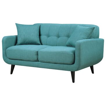 Mayberry Hill Hadley Loveseat in Heirloom Teal, , large