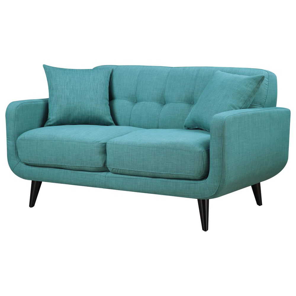 Mayberry Hill Hadley Loveseat in Heirloom Teal, , large