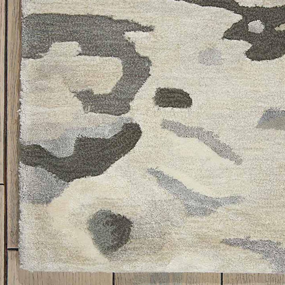 Nourison Prismatic 12&#39; x 15&#39; Silver Cloud Area Rug, , large