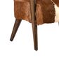 Blue Sun Designs Liara Arm Chair in Mindi Wood and Goat Hide , , large