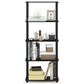 HOMLUX 5-Tier Display Rack in Americano and Black, , large